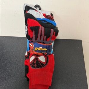 Marvel Spiderman Red and Black Casual Socks